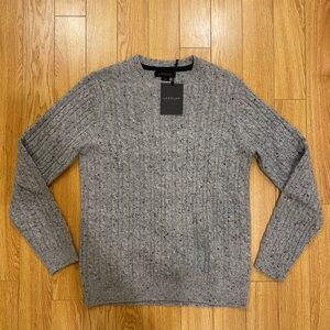 Lachlan Men's Speckled Gray Crewneck Sweater